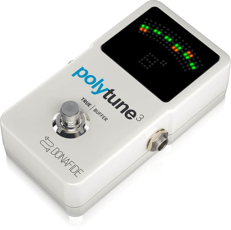 TC Electronic POLYTUNE 3 Ultra-Compact Polyphonic Tuner with Multiple Tuning Modes and Built-In BONAFIDE BUFFER image 1