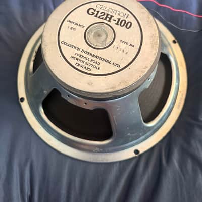 1984 Celestion G12H-100 T3754 16Ohm 1105 Cone Speaker Set RARE! image 3