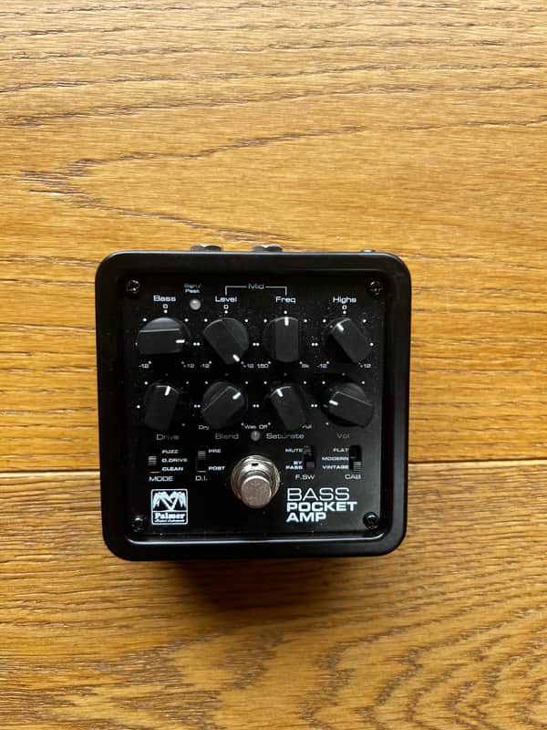 Palmer Pocket Amp Bass Preamp 2010s - Black imagen 1
