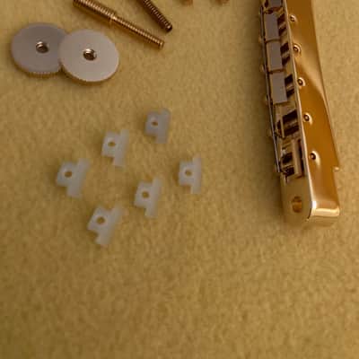 Gibson PBBR-020 ABR-1 “Wired” Tune-O-Matic Bridge 24K Gold plated with Brass and Nylon Saddles.- 2025 image 3