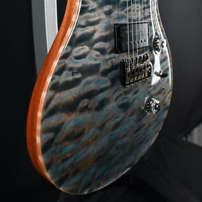 PRS Custom 24 Artist Grade One-Piece Quilt Indigo #899 image 11