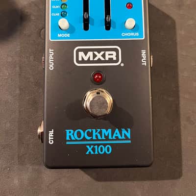 MXR ROCKMAN® X100™ ANALOG TONE PROCESSOR MX100 2025 - Present - Black / Blue image 2