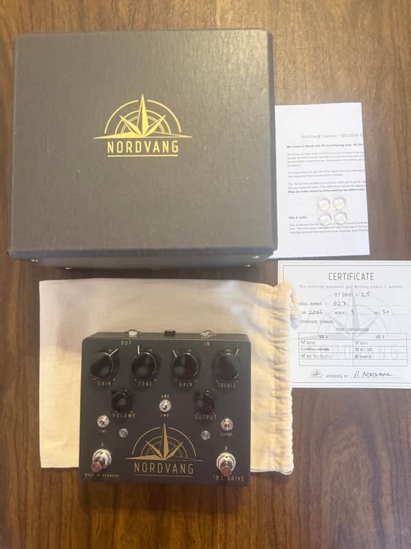 NORDVANG CUSTOM '83 DRIVE V2 ギター エフェクター nordvang-83-drive-pedal-1_800x