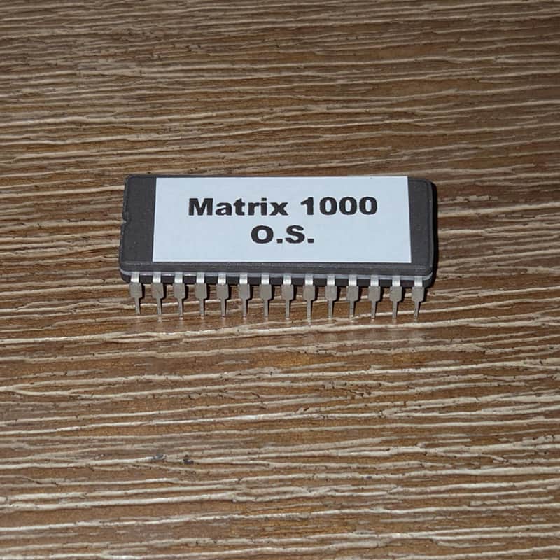 Latest OS for Oberheim Matrix 1000, Firmware Operating System Update ROM EPROM for Oberheim M1000 image 1