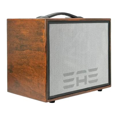 Elite Acoustics EAE A4-58 (Open Box) 120 W Acoustic Amp with Bluetooth and Lithium Battery - WOOD image 3