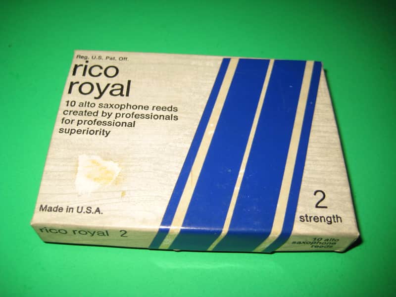 Rico Royal # 2 Alto Sax Reeds....8 Reeds in Box image 1