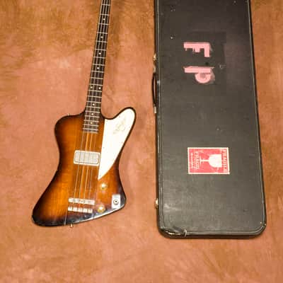 1964 Gibson Thunderbird Sunburst bass owned and used by Felix Pappalardi bassist of Mountain/ Cream image 3