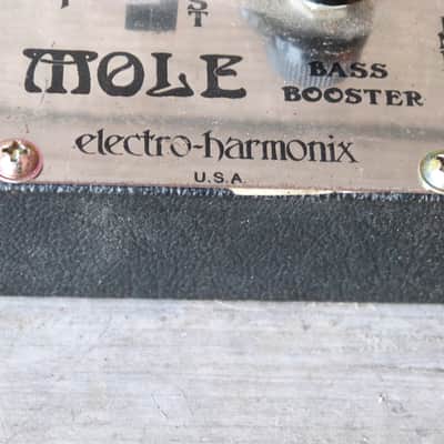Electro-Harmonix Mole bass boost early block letters image 3