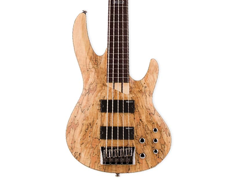 ESP LTD B-205SM Fretless 5-String Bass Guitar - Natural Satin - B-Stock image 1