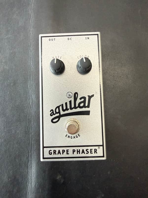 Aguilar Grape Bass Phaser Pedal Silver 25th Anniversary Edition 2020 - Pre owned image 1