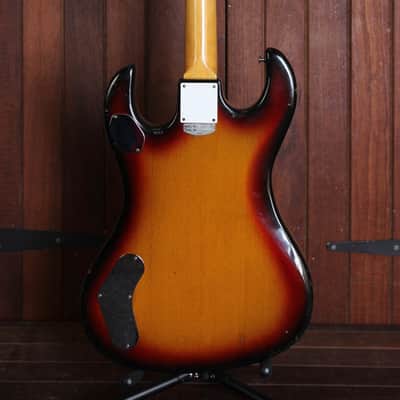 Teisco DG-67 Solidbody 1960's Sunburst Made in Japan image 13