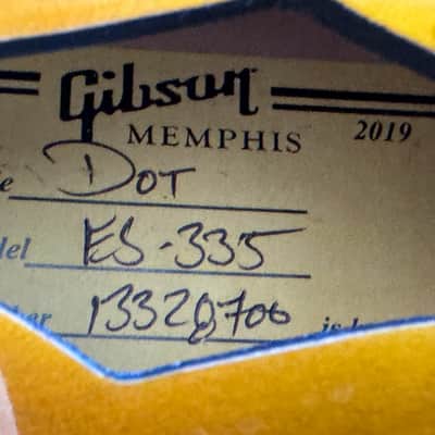 Gibson Memphis ES-335 Dot P-90 2019 - Sunburst image 14