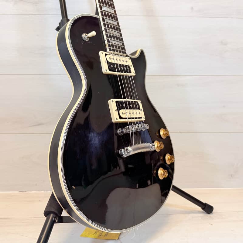 Magnum- LP Copy Electric Guitar Black w/ Upgraded Gotoh Tuners & Epiphone Pickups Late 1970s to Early 1980s image 1