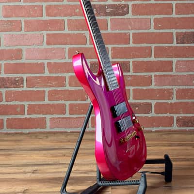 ESP LTD SC-607B Stephen Carpenter Signature 7-string Baritone Electric Guitar - Magenta image 9