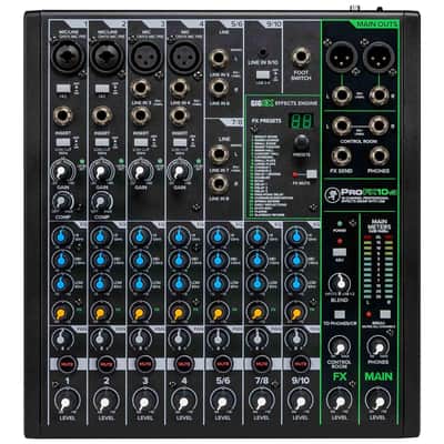 Mackie ProFX10v3 10 Channel Professional Live Recording Mixer w Effects & USB - Open Box Mint image 1