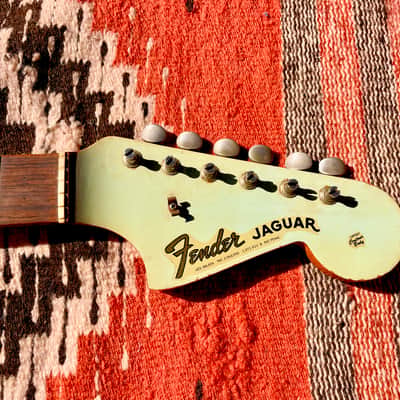 1963 Fender Jaguar Neck Sonic Blue Custom Color Pre CBS Rare 1960's Vintage image 4
