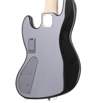 Squier Deluxe Jazz Bass Active V Black Modified, Manufactured in 2018 [ICS18133644] (08/19) image 5