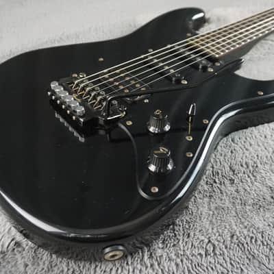 Fender Stratocaster Contemporary HSS Floyd Rose MIJ Fujigen E6 Black 1986-1987 image 5