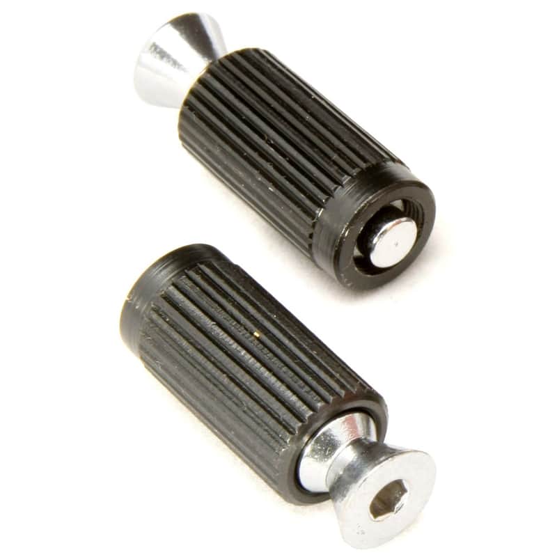 Floyd Rose Original Bridge Mounting Studs and Inserts ~ Chrome image 1
