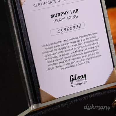 Gibson M2M Les Paul Custom Tobacco Sunburst Murphy Lab Heavy Aged image 23