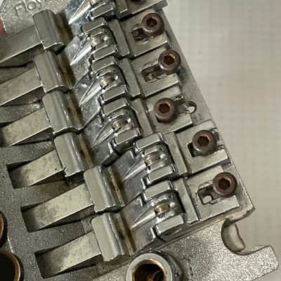 1980's Kramer Striker Guitars Chrome Floyd Rose II Licensed Tremolo Guitar Bridge image 17