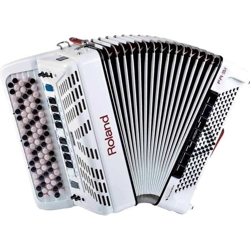 Roland FR-3xb-WH Chromatic Button V-Accordion image 1