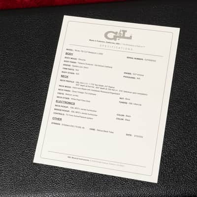 【used】G&L / CLF RESEARCH L-2500 Tobacco Sunburst 2022 4.500kg #CLF2202332【GIB Yokohama】【price included SHIPPING & IMPORT TAX & VAT】 image 22