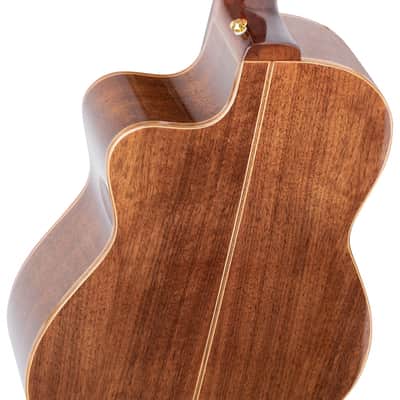 Ortega RCE158SN Performer Series Solid Spruce Top Mahogany Neck Cutaway Nylon 6-String Classical Acoustic-Electric Guitar w/Gig Bag image 8