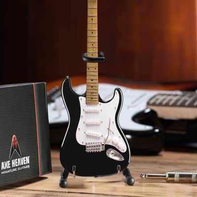 Axe Heaven Eric Clapton "Blackie" Fender™ Strat™ Classic Mini Guitar Replica - Officially Licensed image 3