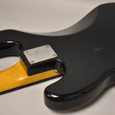 Warmoth PJ-Style Partscaster Electric Bass Black Schecter Body Black image 12