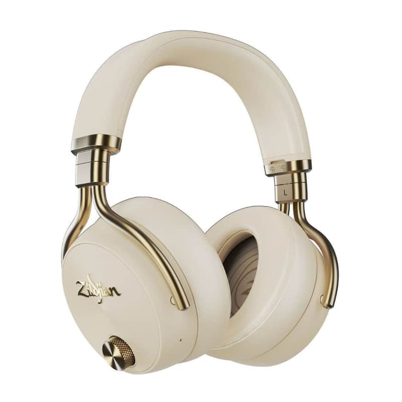 Zildjian ALCHEM-E Perfect Tune Wireless Over-Ear Headphones with 2 Levels Active Noise Cancellation, Bluetooth 5.3, and Customizable EQ Settings (Sandstorm) image 1