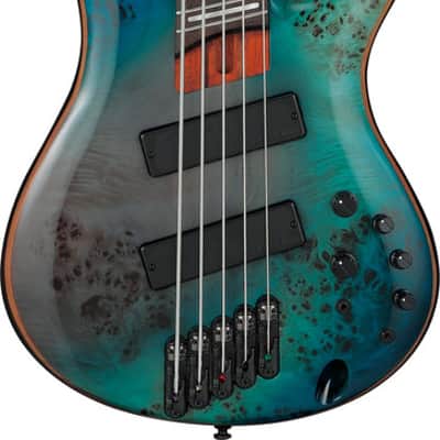 Ibanez SR Bass Workshop 5 String Electric Bass - Multiscale - Tropical Seafloor (SRMS805TSR) image 12