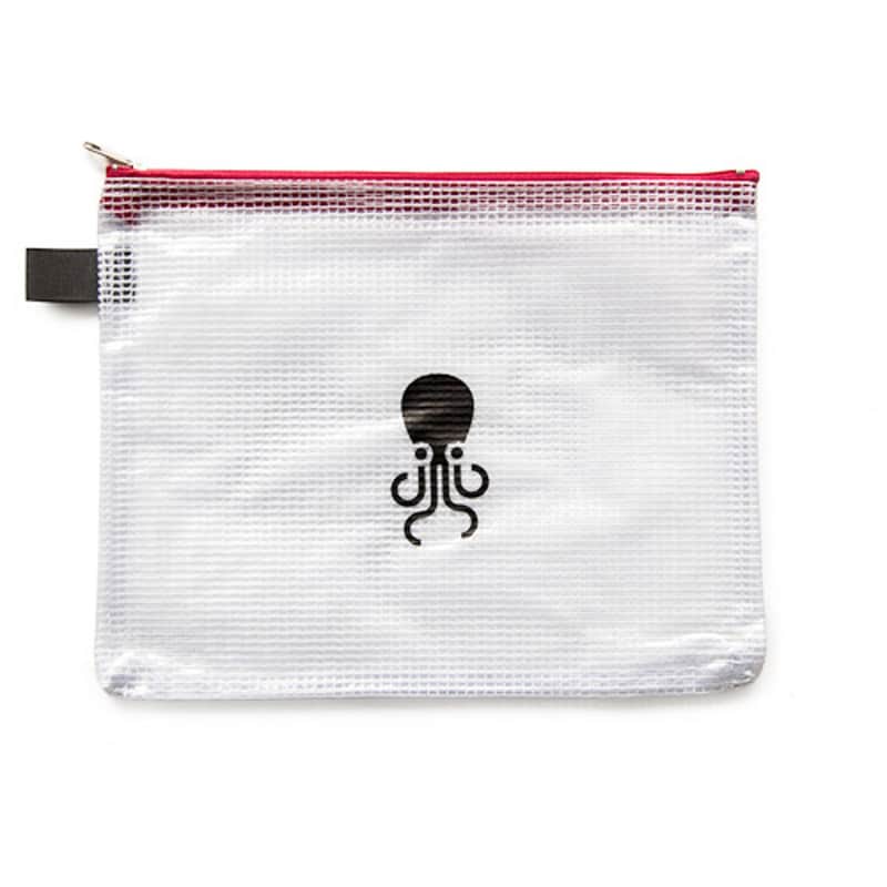 Tentacle Sync Mesh Pouch with One Pocket, Red image 1