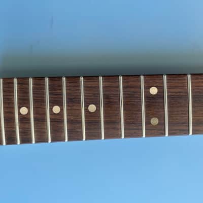 Musikraft Strat style Maple with Rosewood Fretboard 24 3/4" Scale LSR Nut 2024 - Gloss Nitrocellulose image 7