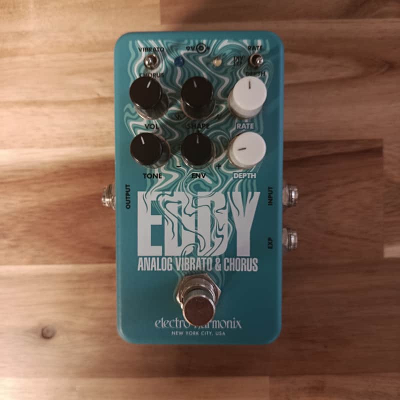Electro-Harmonix Eddy Analog Chorus and Vibrato 2020 - Present - Aqua image 1