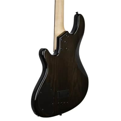 Lakland Skyline 44-OS Offset Bass Guitar, Trans Black with Rosewood Fingerboard, Gator GFW-GTR-SEAT and Stand, ErnieBall 1/4 Cable Bundle image 8