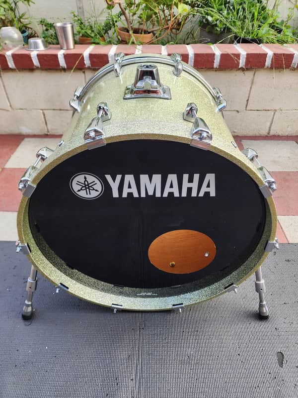 Yamaha Birch Custom Absolute 2000s 18x20 - Silver Sparkle image 1