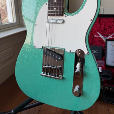 2025 Fender Custom Shop Telecaster W25 Custom Deluxe Limited Edition NOS - Seafoam Green Sparkle image 2