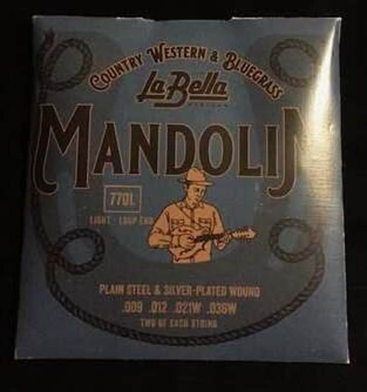 La Bella Strings - Mandolin Strings - Silver Plated Light image 1