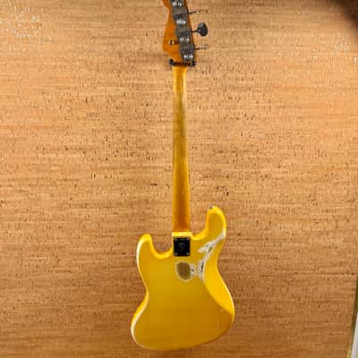 Fender Jazz Bass 1966 - Olympic White with Matching Headstock image 5