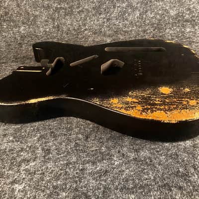 Telecaster Replacement Body Black Nitro-Cellulose finish image 12