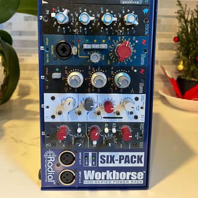 API 512c 500 Series Mic Preamp Module and Radial Lunch Box 2000 - Present Black image 8