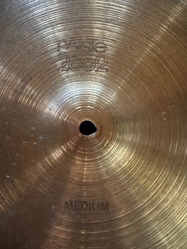 Paiste 16" 2002 Medium Cymbal 1971 - 1980 - Traditional with Black Label - 1117g image 1