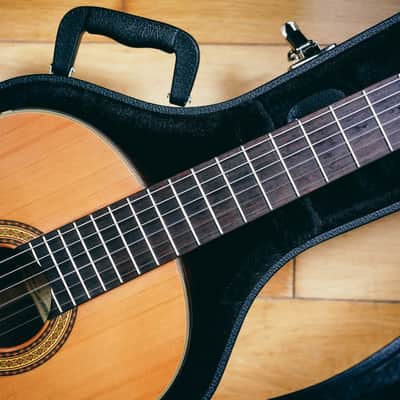 1999 Ryoji Matsuoka M50 – Handcrafted in Japan| Solid Top | Hard Case  | Vintage Classical Tone image 12