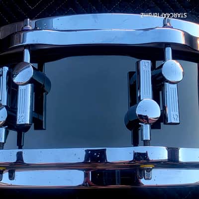 Sonor Ferromagnese Steel ARTIST 5X14 Blk/yella badge - Blk nkl image 5