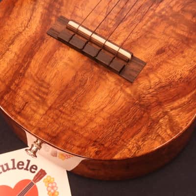 Kiwaya KPC-1K / HG Solid High Grade Hawaiian Koa Concert Ukulele #5399 image 11