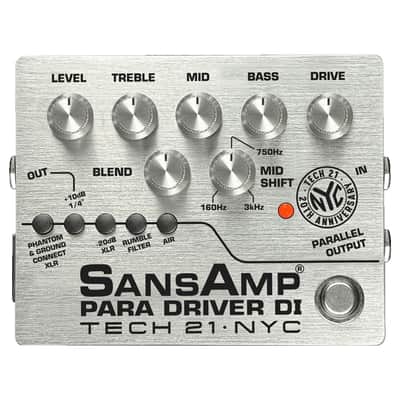 ギター TECH21 SansAmp Classic 10th Anniversary TECH21 SANSAMP CLASSIC 10th Anniversary model Effect Pedal w/box