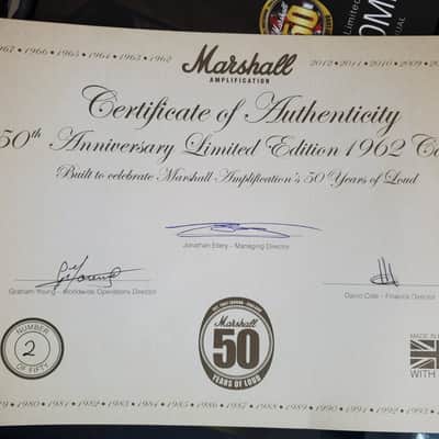 Marshall 1962HW Handwired "Bluesbreaker" 50th Anniversary image 2