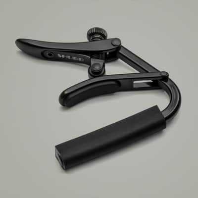 Shubb C1K Capo Noir Steel String Guitar Capo, Black Chrome, Acoustic & Electric image 2
