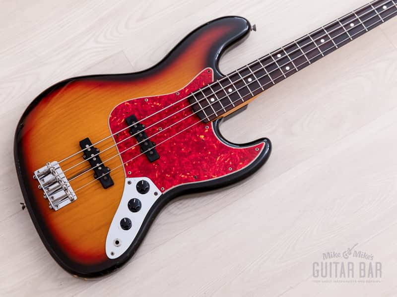 2000 Fender Jazz Bass ‘62 Vintage Reissue JB62-58 Sunburst, Japan CIJ image 1